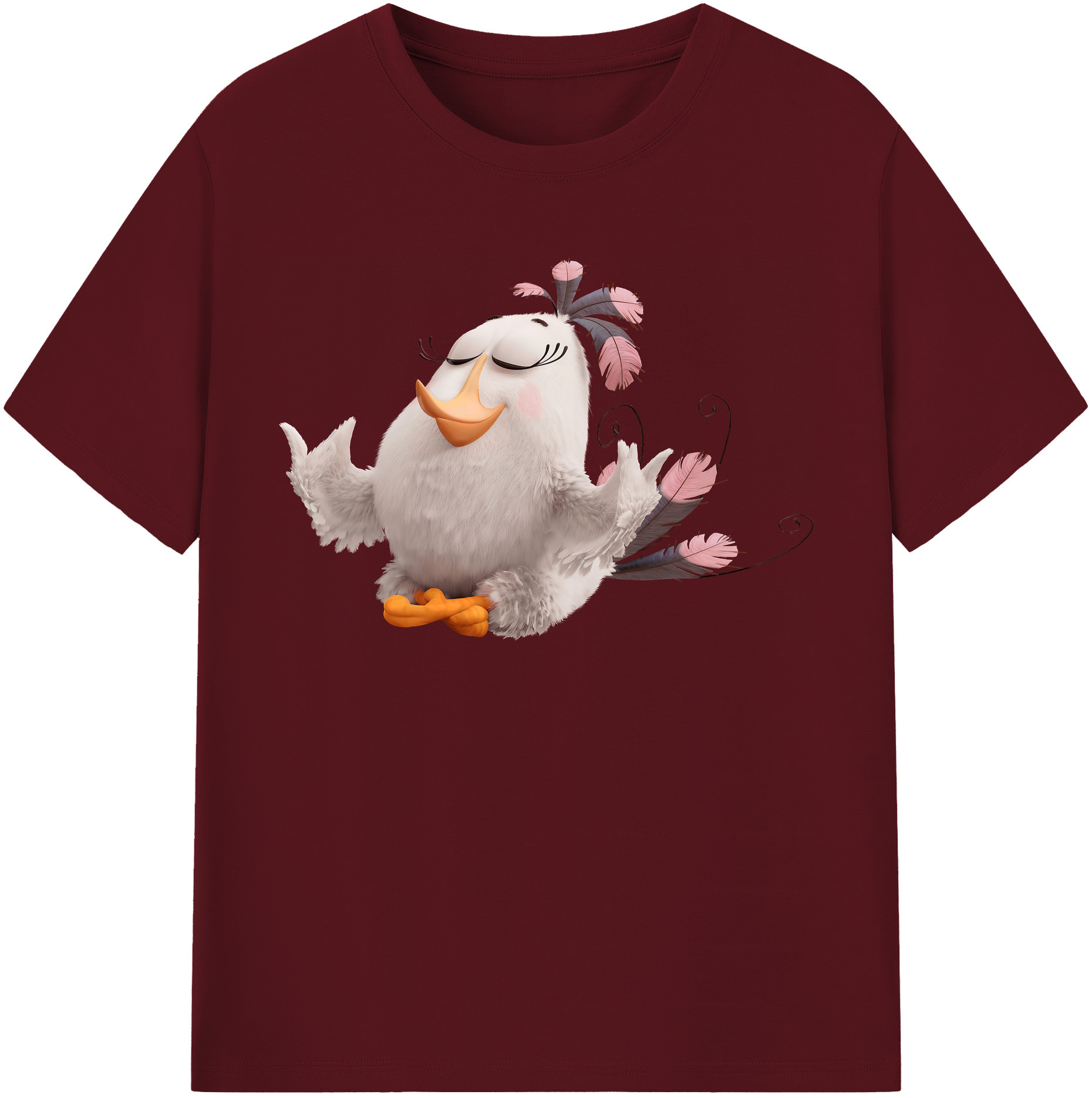 （画像用） Angry Birds アングリーバード 綿100％半袖Tシャツ（フロントプリント）